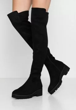 Mejor precio ⌛ Anna Field Botas Mosqueteras - Black, Mujer 😍