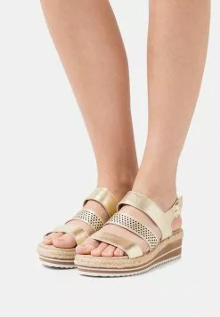 Mejor trato 🔔 Anna Field LEATHER - Alpargatas - Gold, Mujer 🌟