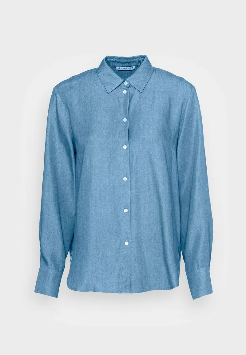 ofertas 🥰 Anna Field Camisa - Blue Denim, Mujer 😉 4 ofertas 🥰 Anna Field Camisa - Blue Denim, Mujer 😉 - Imagen 4