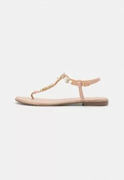 Cupón ✨ Anna Field 🩴 Sandalias De Dedo - Rose Gold, Mujer 💯