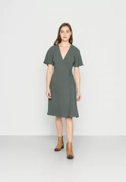 Nuevo ⭐ Anna Field Vestido Informal - Dark Green, Mujer 👏
