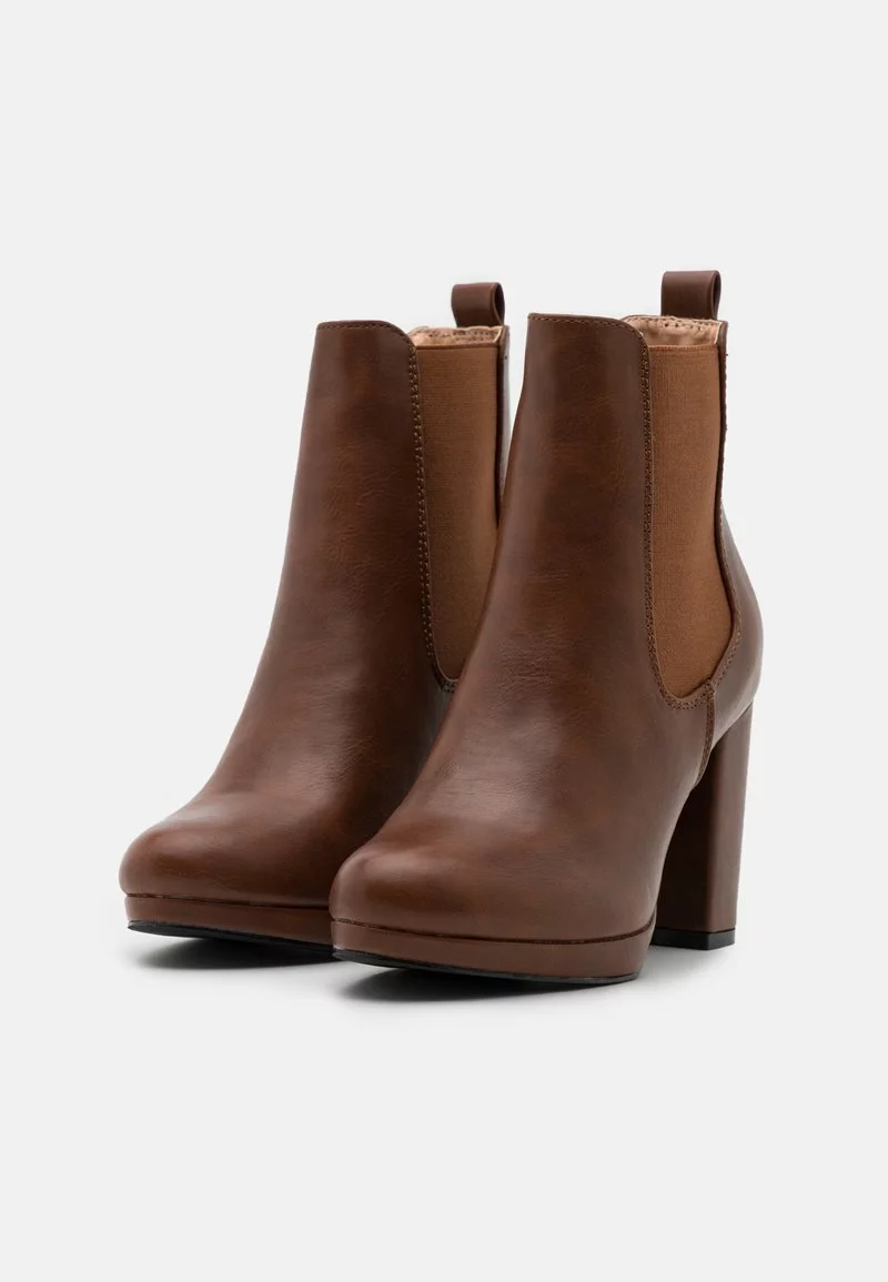 Nuevo 💯 Anna Field Botines De Tacón - Cognac, Mujer 🎉 3 Nuevo 💯 Anna Field Botines De Tacón - Cognac, Mujer 🎉 - Imagen 3