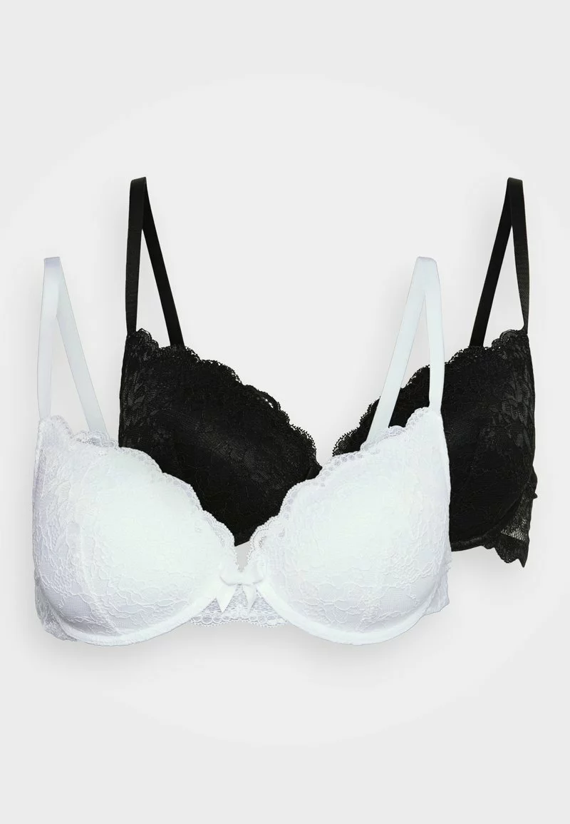 Venta al por mayor 🎁 Anna Field 2 PACK LACE T 👚 SHIRT BRA - Sujetador Con Aros - White/black, Mujer 🥰 5 Venta al por mayor 🎁 Anna Field 2 PACK LACE T 👚 SHIRT BRA - Sujetador Con Aros - White/black, Mujer 🥰 - Imagen 5
