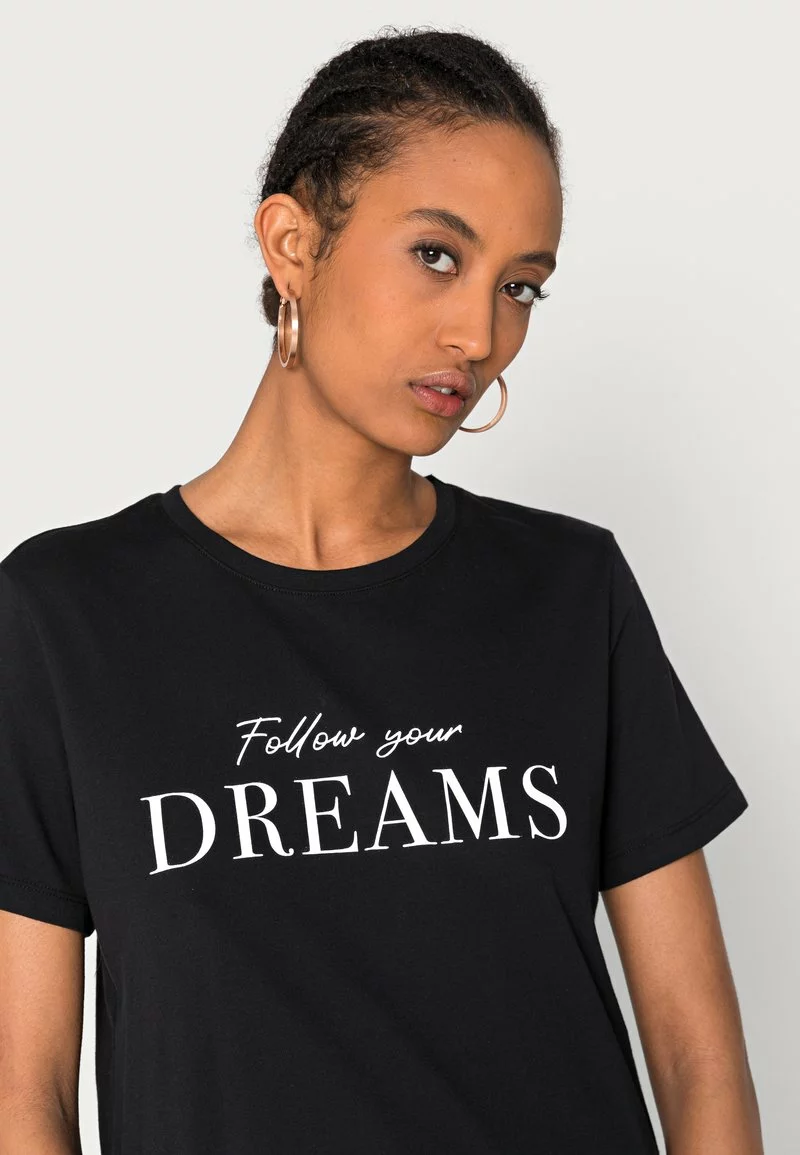 Mejor precio 😍 Anna Field Camiseta Estampada - Black, Mujer ❤️ 5 Mejor precio 😍 Anna Field Camiseta Estampada - Black, Mujer ❤️ - Imagen 5