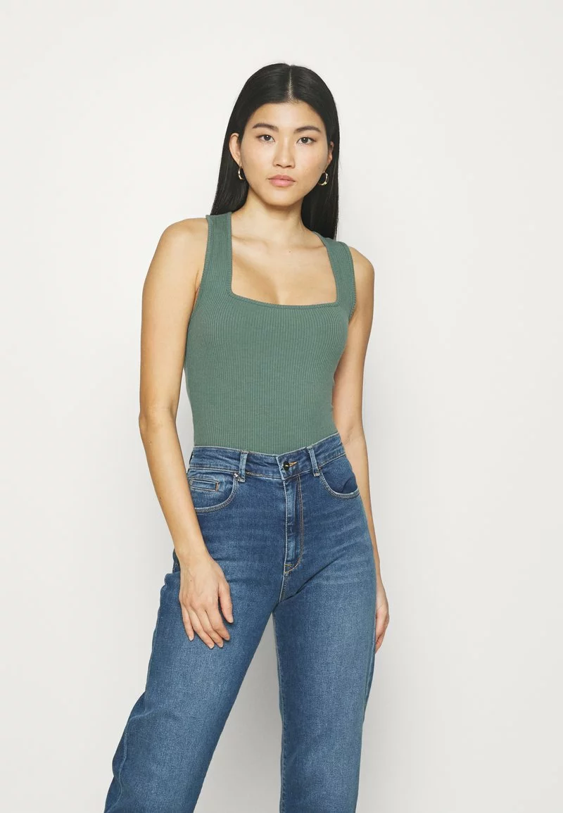 Nuevo ⭐ Anna Field Top - Green, Mujer 🔔 1 Nuevo ⭐ Anna Field Top - Green, Mujer 🔔