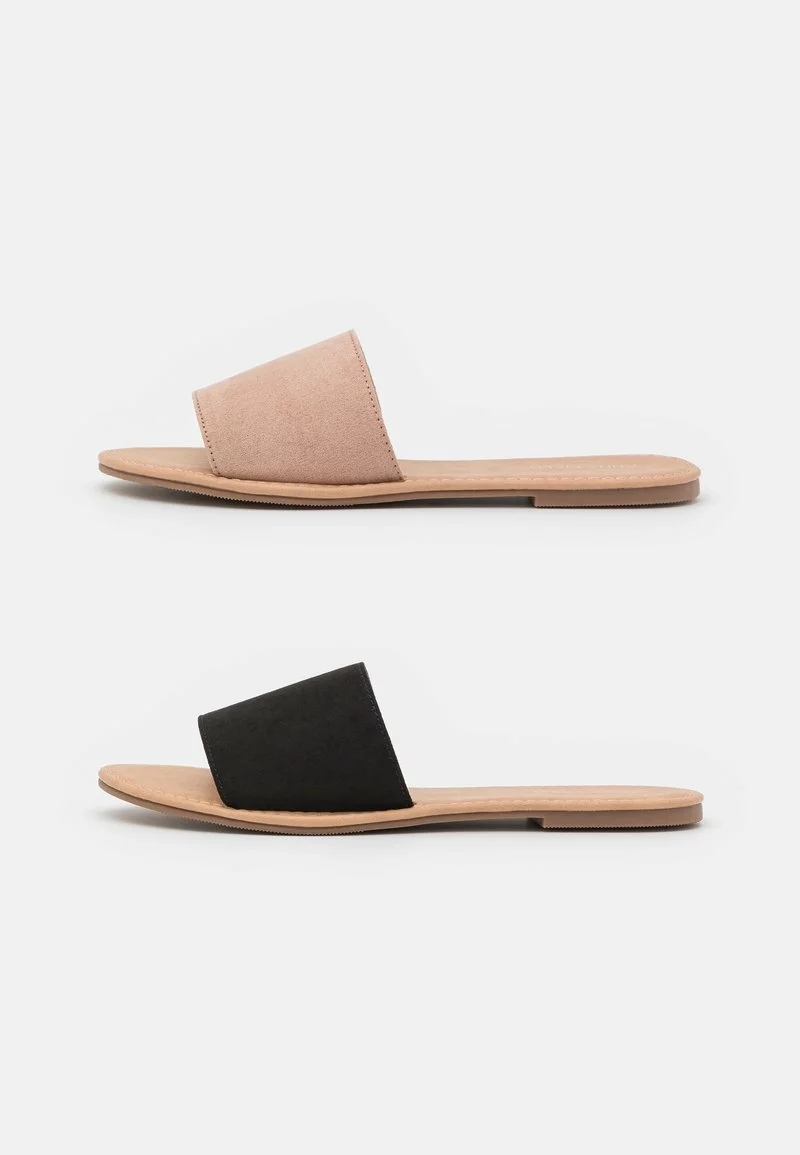 Nuevo 😍 Anna Field 2 PACK - 🩴 Sandalias Planas - Black/light Pink, Mujer 🛒 2 Nuevo 😍 Anna Field 2 PACK - 🩴 Sandalias Planas - Black/light Pink, Mujer 🛒 - Imagen 2