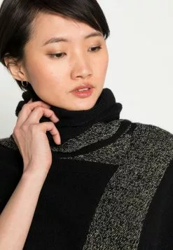 Venta express 🔥 Anna Field Poncho - Black / Gold, Mujer 🎉 -Anna Field Tienda de ventas 6fcd65bf26b14654ad581eeb1f69b3b2