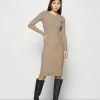 Comprar 💯 Anna Field Vestido De Punto - Light Brown, Mujer ✔️