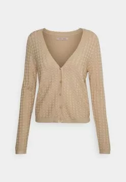 mejor venta 🎉 Anna Field Chaqueta De Punto - Beige, Mujer 💯