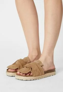 Mejor trato 👏 Anna Field COMFORT LEATHER - Pantuflas - Beige, Mujer 🥰
