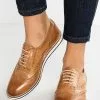 Para estrenar 🔥 Anna Field LEATHER - Zapatos Con Cordones - Cognac, Mujer 😀