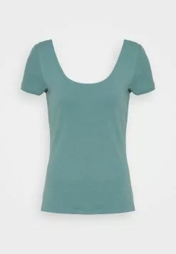 mejor venta ⭐ Anna Field Camiseta Básica - Light Blue, Mujer 👍