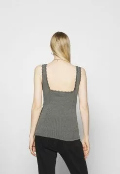 ofertas ❤️ Anna Field Top - Mottled Dark Grey, Mujer 🎁 -Anna Field Tienda de ventas 77251f26847945d9b71e015759ee4c85