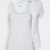 Mejor trato ✨ Anna Field 2 PACK - Top - White, Mujer ❤️