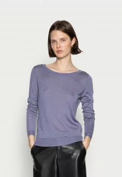 Venta al por mayor 🎉 Anna Field SILK BLEND JUMPER - Jersey De Punto - Blue, Mujer 👍