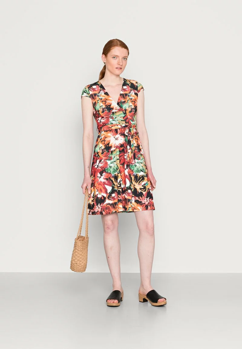 Barato 🌟 Anna Field Vestido Ligero - Red/orange/green, Mujer 👏 2 Barato 🌟 Anna Field Vestido Ligero - Red/orange/green, Mujer 👏 - Imagen 2