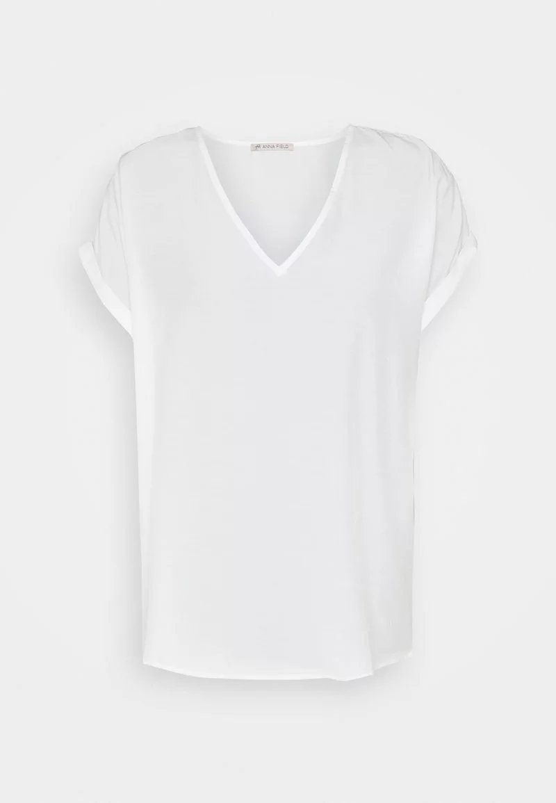 Mejor trato 🔥 Anna Field Camiseta Básica - Off White, Mujer 🔥 1 Mejor trato 🔥 Anna Field Camiseta Básica - Off White, Mujer 🔥