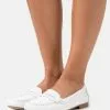Para estrenar 🤩 Anna Field LEATHER - Mocasines - White, Mujer ✨