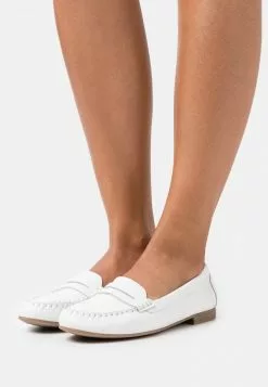 Para estrenar 🤩 Anna Field LEATHER - Mocasines - White, Mujer ✨