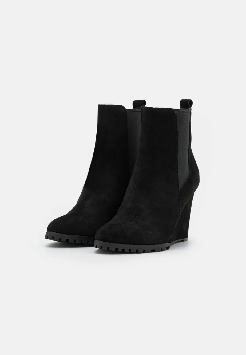 ofertas 😉 Anna Field LEATHER WINTER BOOT - Wedge Ankle 🥾 Boots - Botines De Tacón - Black, Mujer ✔️ 2 ofertas 😉 Anna Field LEATHER WINTER BOOT - Wedge Ankle 🥾 Boots - Botines De Tacón - Black, Mujer ✔️ - Imagen 2
