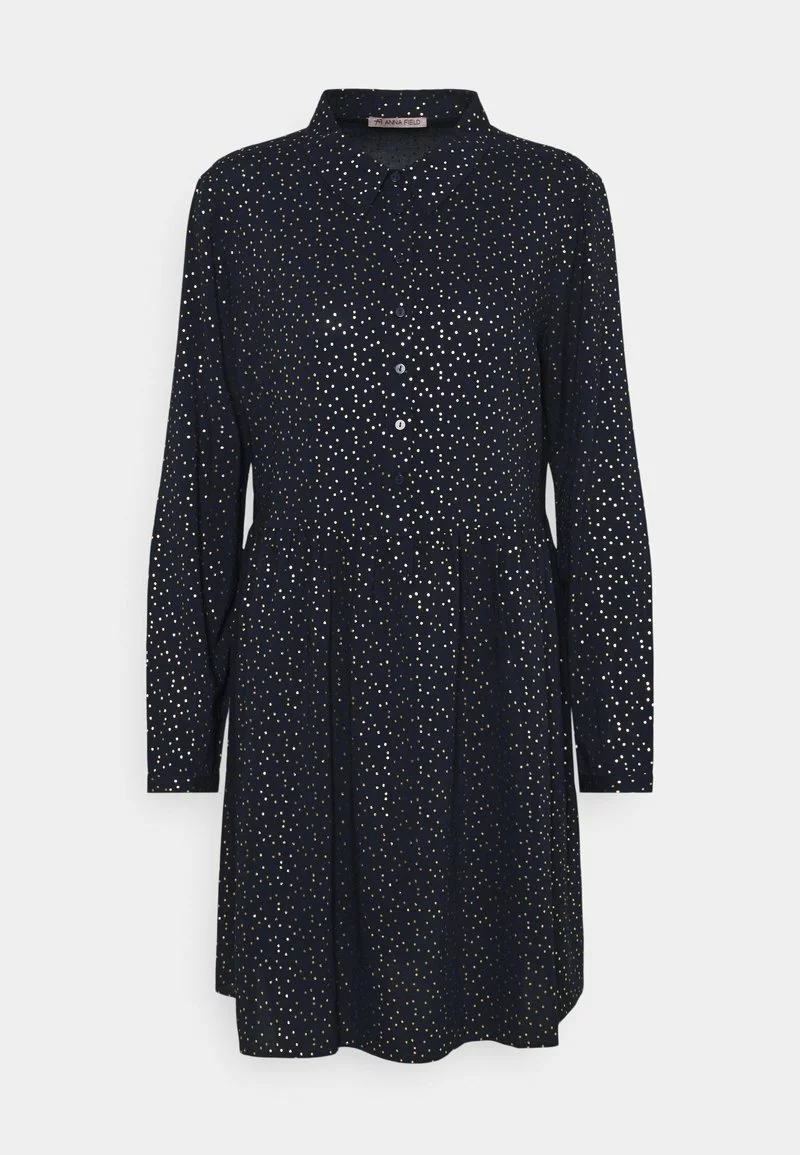 10 mejores 🎁 Anna Field Vestido Camisero - Blue/gold, Mujer 👍 1 10 mejores 🎁 Anna Field Vestido Camisero - Blue/gold, Mujer 👍