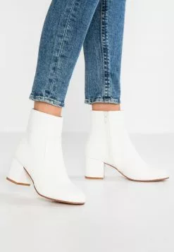 ofertas 🧨 Anna Field Botines Bajos - White, Mujer ⌛