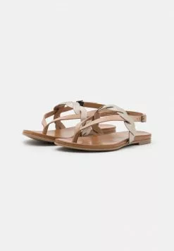 Nuevo 🔔 Anna Field LEATHER - 🩴 Sandalias De Dedo - Beige, Mujer ⭐ -Anna Field Tienda de ventas 7be75c802d14418aa450cf851e8e9755