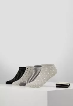 Descuento 🌟 Anna Field 8PP SPOT STRIPE - Calcetines - Grey, Mujer 😉