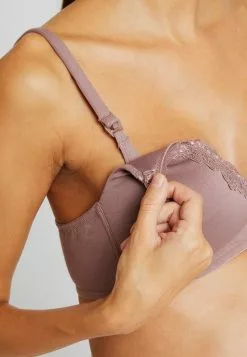 Comprar 👏 Anna Field POPPY 2PP NURSING BRA - Sujetador Sin Tirantes/multiescote - Mauve/white, Mujer 🤩 -Anna Field Tienda de ventas 7ca45e1f71e148fe86e9350976eddc6d