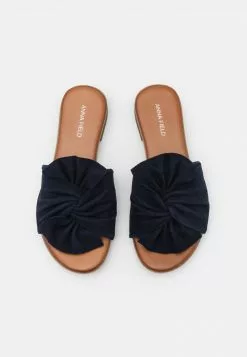 Mejor precio 👍 Anna Field LEATHER - 🩴 Sandalias Planas - Blue, Mujer ✔️ -Anna Field Tienda de ventas 7e0fe4fe3c25459ba7fc67f37309116c