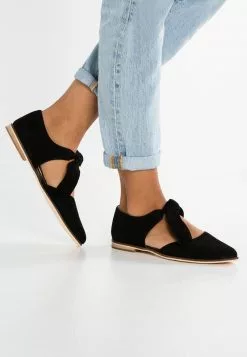 Comprar 🧨 Anna Field LEATHER ANKLE STRAP BALLET PUMPS - Bailarinas Con Hebilla - Black, Mujer 🌟