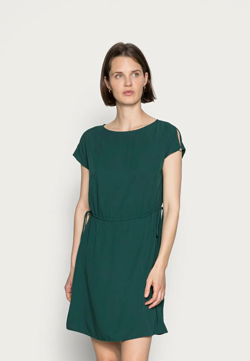 Venta express ⭐ Anna Field WOVEN FIT AND FLARE DETAIL 👗 DRESS - Vestido Informal - Dark Green, Mujer ❤️ 1 Venta express ⭐ Anna Field WOVEN FIT AND FLARE DETAIL 👗 DRESS - Vestido Informal - Dark Green, Mujer ❤️
