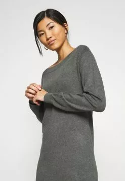 Promoción 😀 Anna Field Vestido De Punto - Dark Grey Mélange, Mujer 💯 -Anna Field Tienda de ventas 81a6824bfde142ab82468424784d4a88