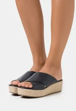 Lo mas barato 🔥 Anna Field LEATHER - 🩴 Sandalias - Black, Mujer 👏