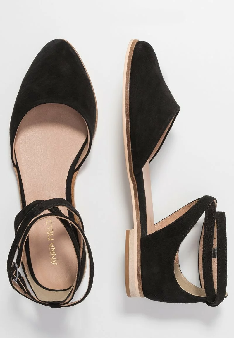Venta al por mayor 🥰 Anna Field LEATHER ANKLE STRAP BALLET PUMPS - Bailarinas Con Hebilla - Black, Mujer 😍 4 Venta al por mayor 🥰 Anna Field LEATHER ANKLE STRAP BALLET PUMPS - Bailarinas Con Hebilla - Black, Mujer 😍 - Imagen 4