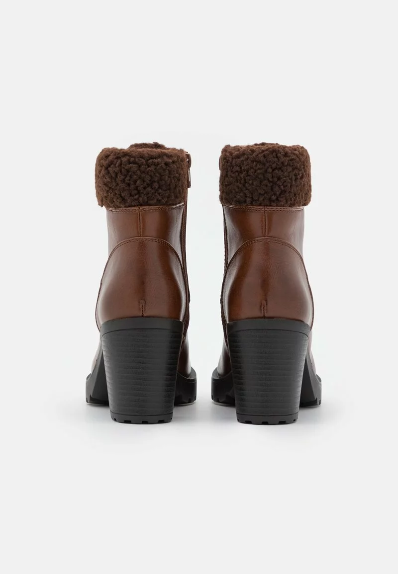 Para estrenar ✔️ Anna Field Botines Con Plataforma - Cognac, Mujer 🛒 4 Para estrenar ✔️ Anna Field Botines Con Plataforma - Cognac, Mujer 🛒 - Imagen 4
