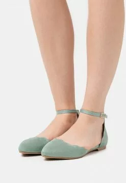 Gran venta ⭐ Anna Field Bailarinas Con Hebilla - Mint, Mujer 🔔