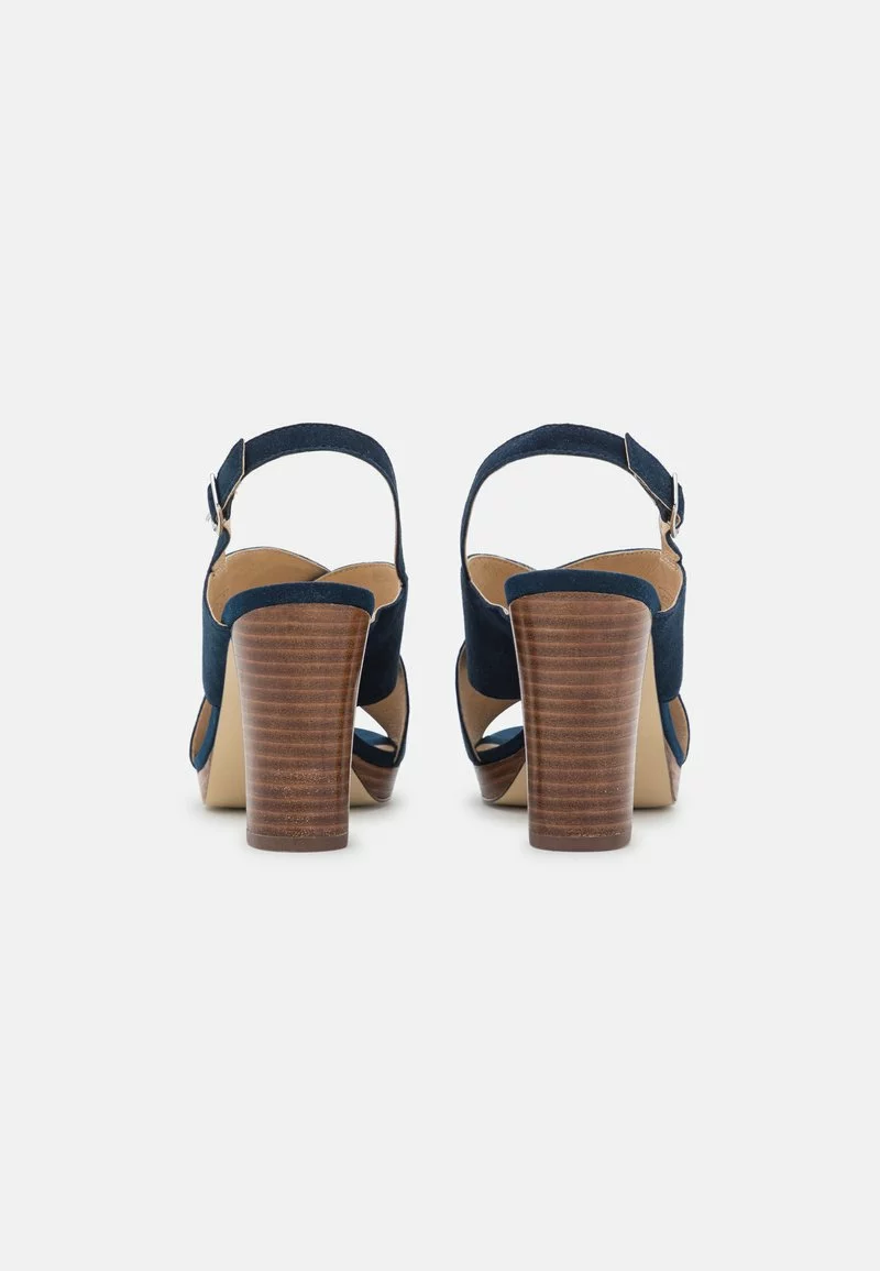 Mejor trato 🔔 Anna Field LEATHER - 🩴 Sandalias De Tacón - Dark Blue, Mujer 🔔 4 Mejor trato 🔔 Anna Field LEATHER - 🩴 Sandalias De Tacón - Dark Blue, Mujer 🔔 - Imagen 4