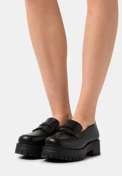 Lo mas barato ⭐ Anna Field LEATHER - Mocasines - Black, Mujer 🌟