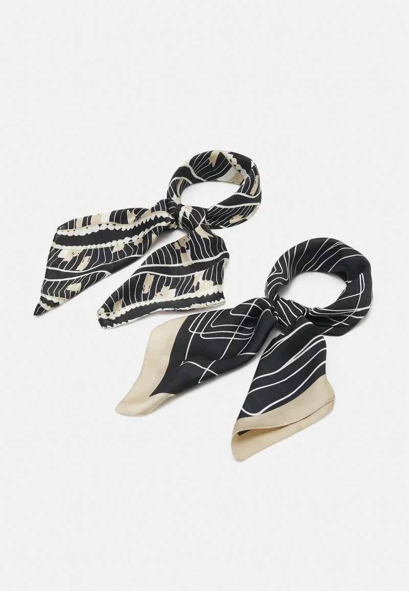 Toma de corriente ⭐ Anna Field 2 PACK - Pañuelo - Black/off White, Mujer 👏 3 Toma de corriente ⭐ Anna Field 2 PACK - Pañuelo - Black/off White, Mujer 👏 - Imagen 3