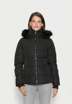 Descuento ✔️ Anna Field SHORT PUFFER WITH HOOD - Chaqueta De Invierno - Black, Mujer 💯