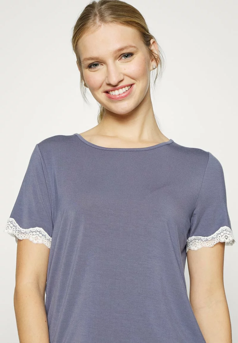 Gran venta 🔔 Anna Field LACE TRIM SHORT SET - Pijama - Blue, Mujer 🔔 4 Gran venta 🔔 Anna Field LACE TRIM SHORT SET - Pijama - Blue, Mujer 🔔 - Imagen 4