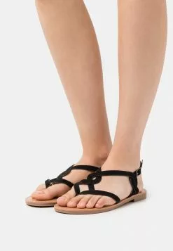 Mejor precio 🤩 Anna Field 🩴 Sandalias De Dedo - Black, Mujer ✨