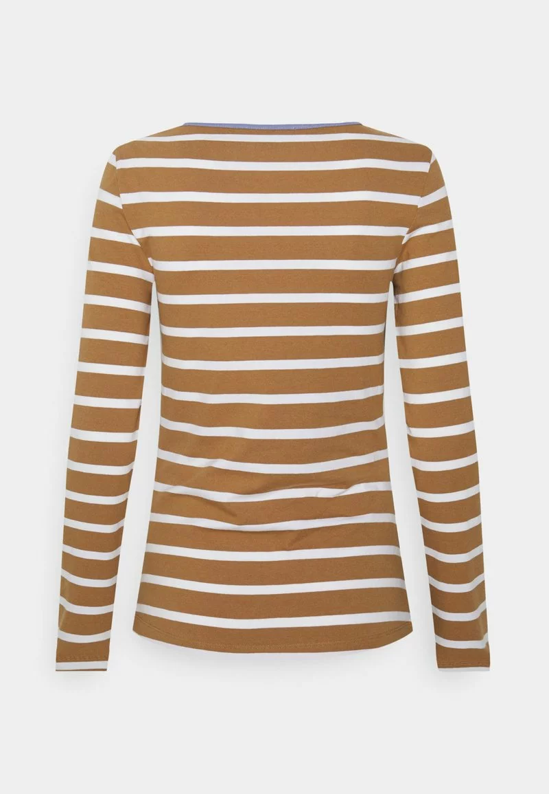 ofertas 🔔 Anna Field STRIPEY CONTRAST - Camiseta De Manga Larga - Brown, Mujer 🧨 2 ofertas 🔔 Anna Field STRIPEY CONTRAST - Camiseta De Manga Larga - Brown, Mujer 🧨 - Imagen 2