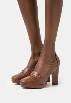 Toma de corriente 😀 Anna Field Zapatos De Plataforma - Cognac, Mujer 💯