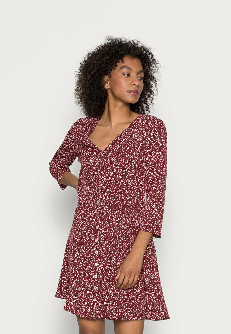 Mejor precio 🌟 Anna Field WOVEN BUTTON THROUGH EVE 👗 DRESS - Vestido Informal - Red White, Mujer 🥰 1 Mejor precio 🌟 Anna Field WOVEN BUTTON THROUGH EVE 👗 DRESS - Vestido Informal - Red White, Mujer 🥰