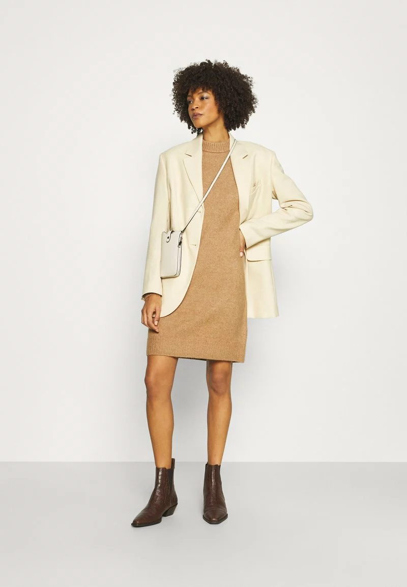 Descuento 👏 Anna Field Vestido De Punto - Mottled Dark Brown, Mujer 😍 2 Descuento 👏 Anna Field Vestido De Punto - Mottled Dark Brown, Mujer 😍 - Imagen 2