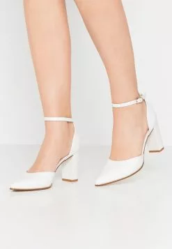 Descuento 😉 Anna Field LEATHER - Tacones - White, Mujer 🧨