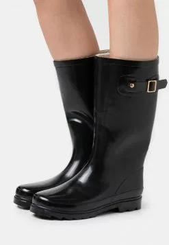 Venta express 😍 Anna Field Botas De Agua - Black, Mujer 🛒