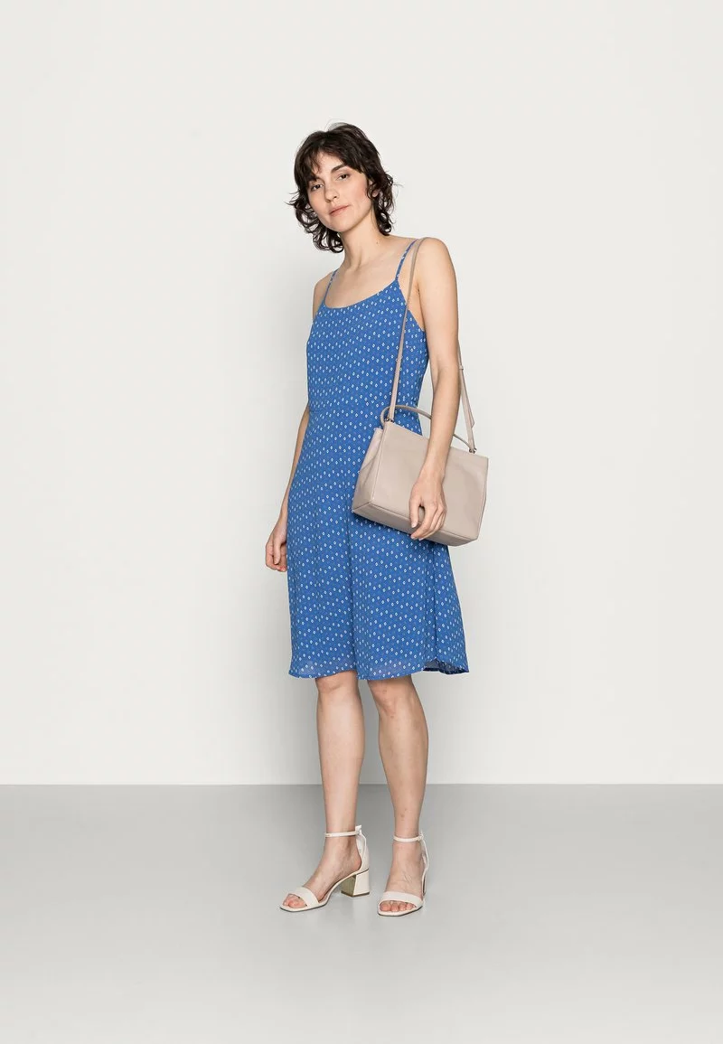 Promoción 😀 Anna Field STRAPPA FIT AND FLARE - Vestido Informal - Blue, White, Mujer 😍 2 Promoción 😀 Anna Field STRAPPA FIT AND FLARE - Vestido Informal - Blue, White, Mujer 😍 - Imagen 2